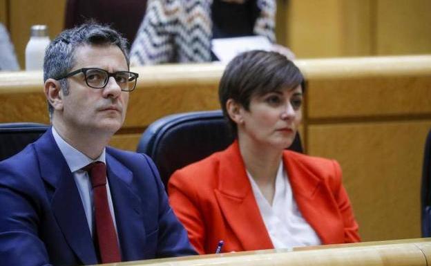 Ministers Félix Bolaños and Isabel Rodríguez