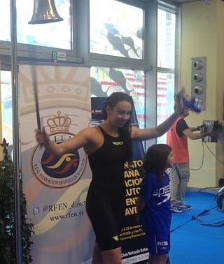 Fátima Gallardo bate el récord de España de los 50 libre Hoy