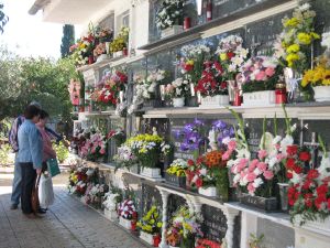 El Cementerio Se Lleno De Flores Hoy