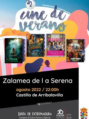 Cine de verano en el Castillo de Arribalavilla /cedida