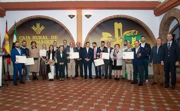 Caja Rural de Extremadura entrega sus Premios Espiga DO Dehesa de Extremadura y Cava. /Junta de Extremadura